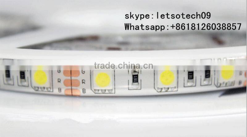 CE RoHS approved High Quality Cheap Price Copper Lamp Body Material 5m/roll Flexible rope SMD 5050 LED Strip Light RGB