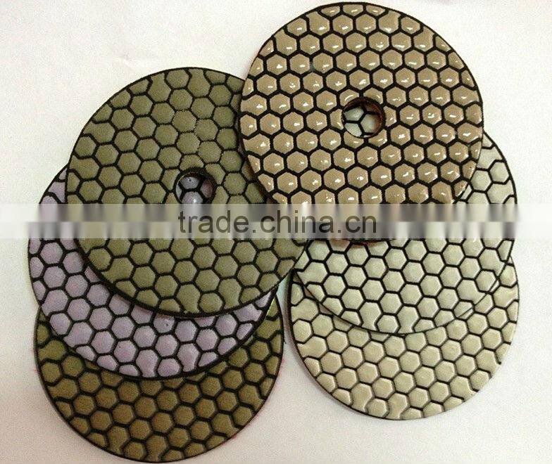 all grit high quality diamond polishing dry pads