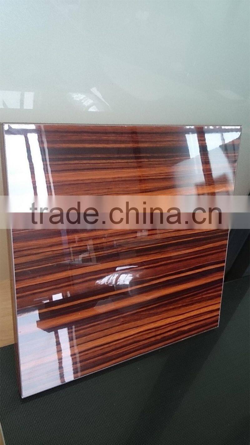 High glossy uv coated pvc mdf /plywood for shutters