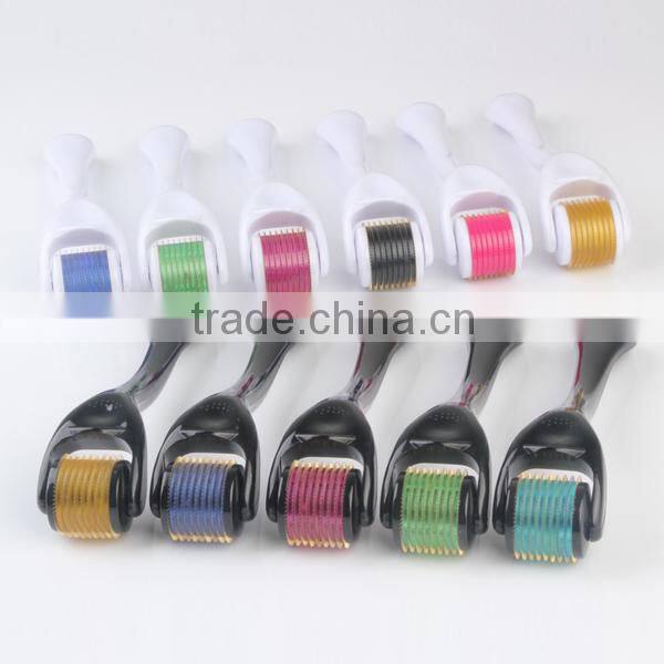 540 Needles 1.0mm Micro Derma Titanium Alloy MicroNeedle Skin Roller Dermatology Therapy System