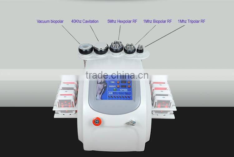 Professional RF + lipo laser + cavitation slimming machine