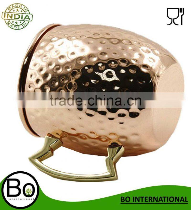 Copper Moscow Mule Hammered Mug -16 Oz