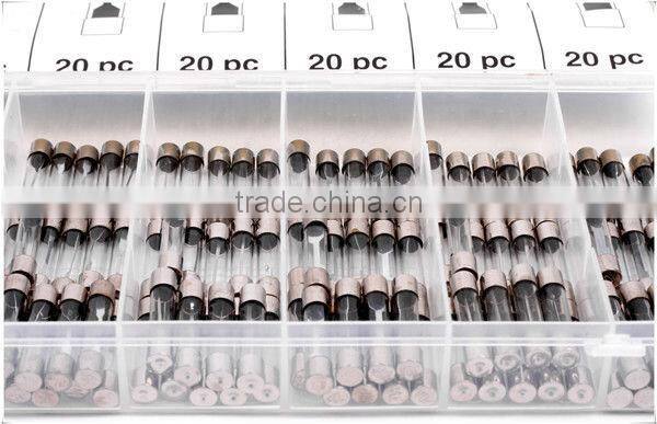 TC 120pc Assorted Auto Glass Fuse Kit