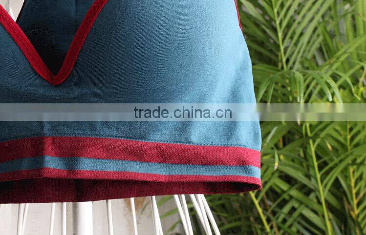 New Women Racerback Sports Bra Yoga Fitness Padded Stretch Seamless Gym Tank Top Bra M/L