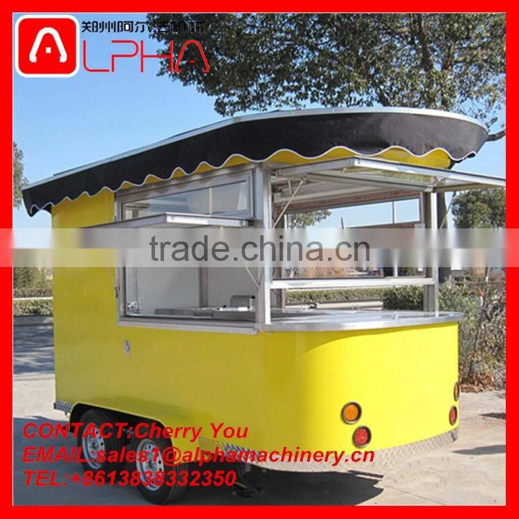 Mobile snack cart/hamburgers carts food cart for sale/hotdog food cart