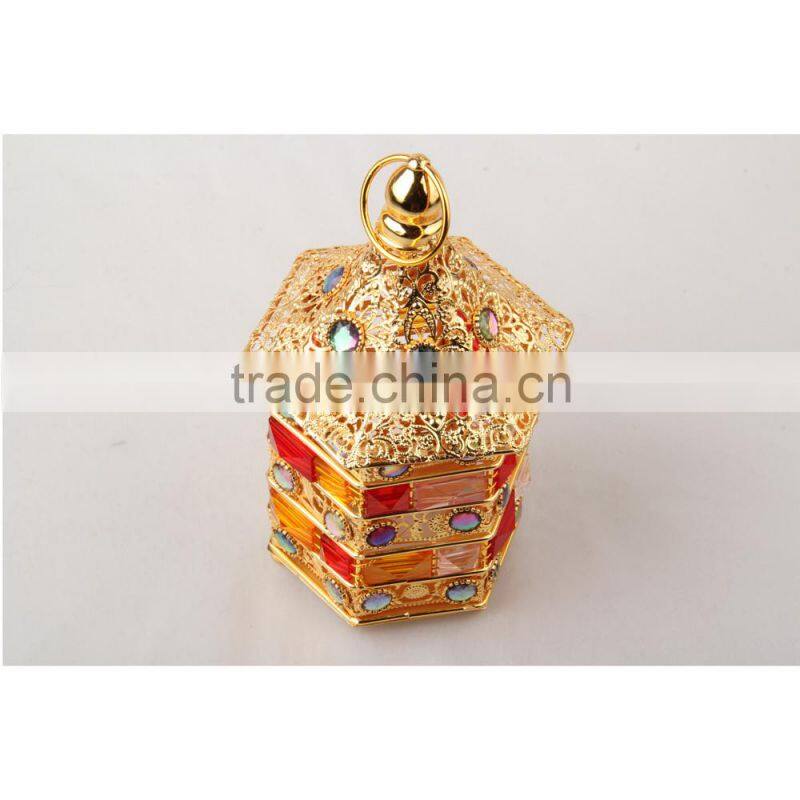 Herb Vaporizer Night Light Hurricane Lamp With Decorative Stone Wf-A001