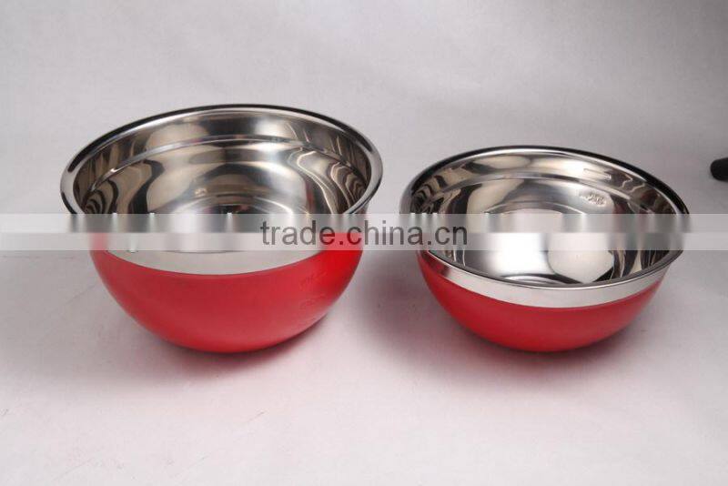 High quality large stainless steel soup bowl