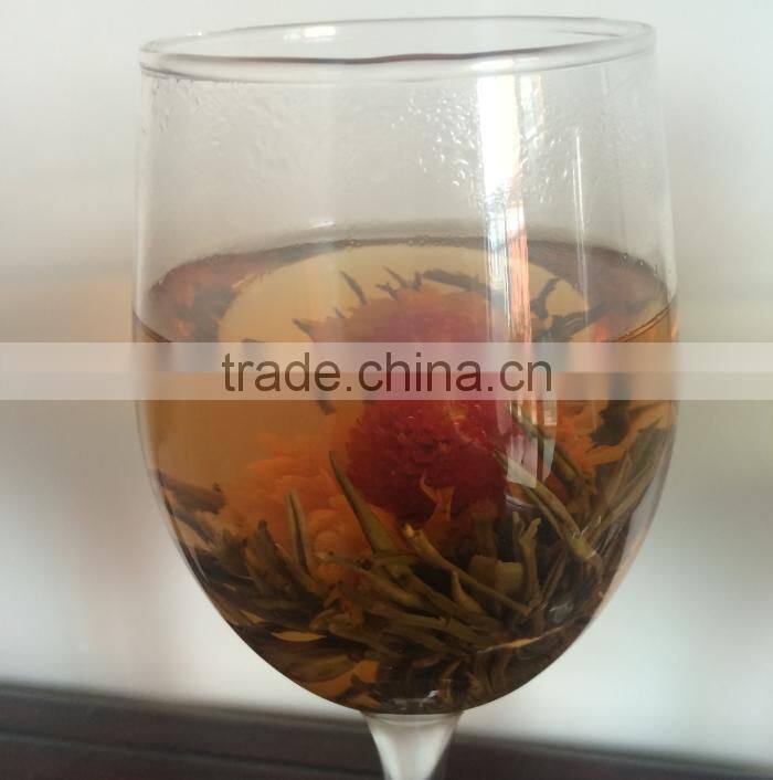 High Quality Blooming Tea Made Of Green Tea Calendula Jasmine Tea for slimming
