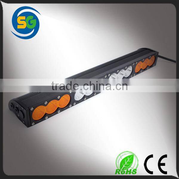 Factory price super bright 120w high power 10W LED 4X4 offroad led light bar single row