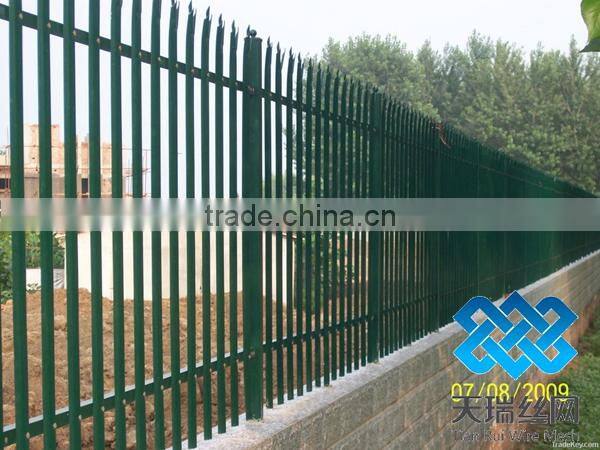 palisade fence /galvanized palisade fence/powder coated palsade fence