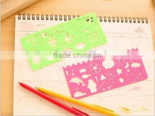 spirograph ruler drawing set plastic Graphics model ruler kids toys spirograph