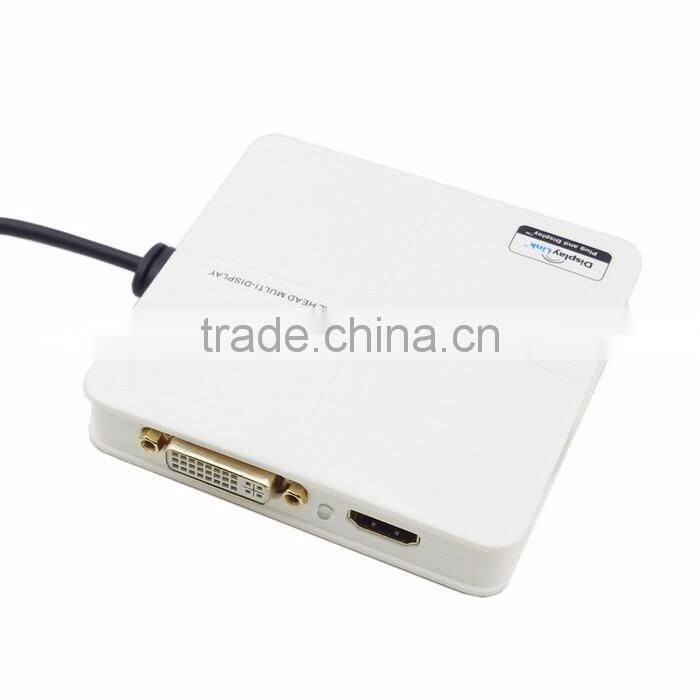 USB 3.1 Type C USB-C to DVI HDMI HDTV External Graphics Card & RJ45 Gigabit Ehternet Adapter 3 in 1 for New Macbook