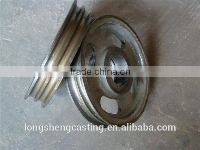 Good Quality low price Casting elevator traction/ sheave elevator parts