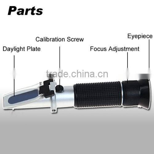 Black rubber strip Brix & Beer Sugar Wine Wort SG 0-32% Refractometer