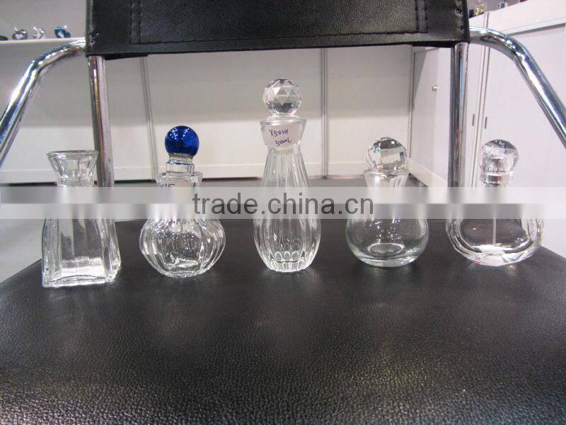150ML Latest perfume glass bottle with glass cap Perfume bottle