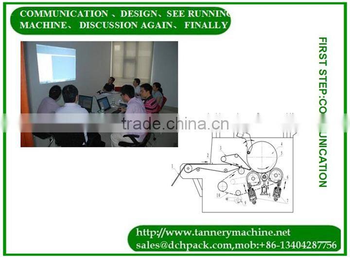 metal embossing machine for tannery machine