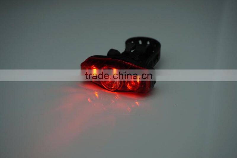 red mini light for bicycle,360 degree view angle,booster circuit