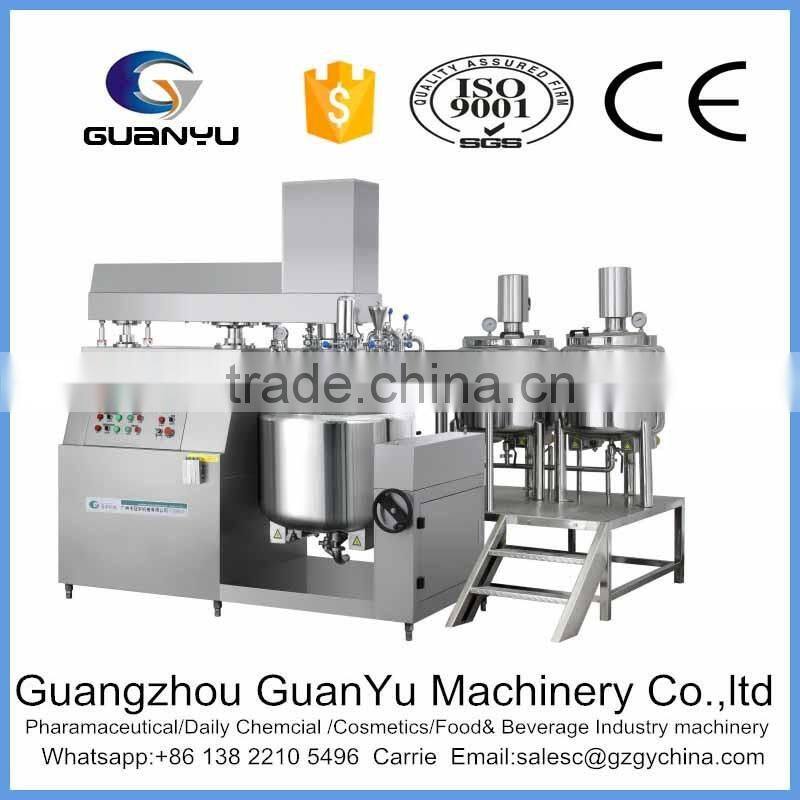high quality stainless steel emulsifying mixer,ce cerficated steam emulsifying mixer,GMP standard high shear emulsifying mixer