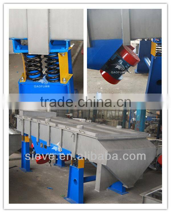 Hot sale linear vibrating screen for Silicon carbide