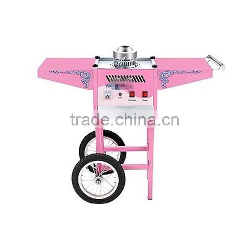 Electric Model Cotton Candy Machine ,Marshmallow Making Machine with Cart