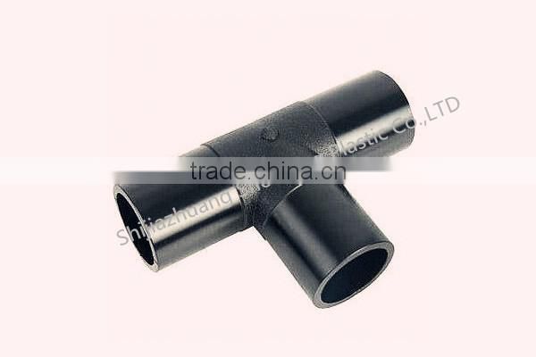 HDPE Butt Fusion Injection Equal Tee Plastic Pipe Fittings