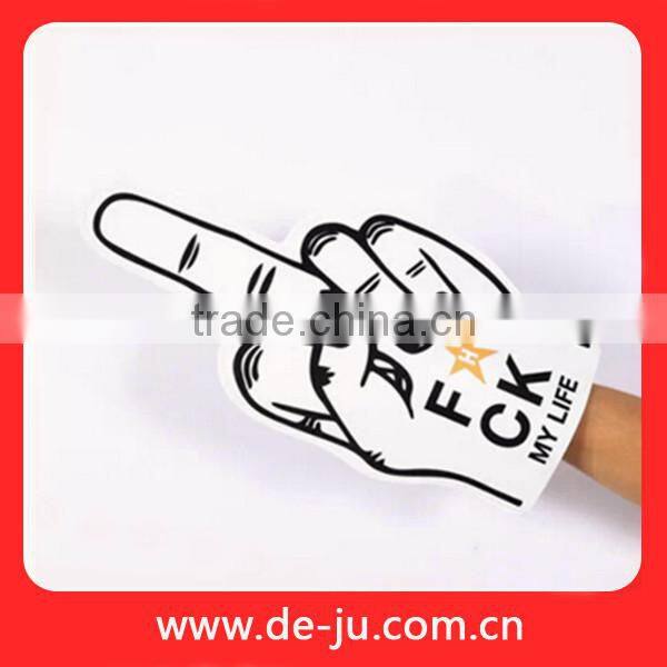 Yellow EVA Yeah Finger Cheer Foam Hand