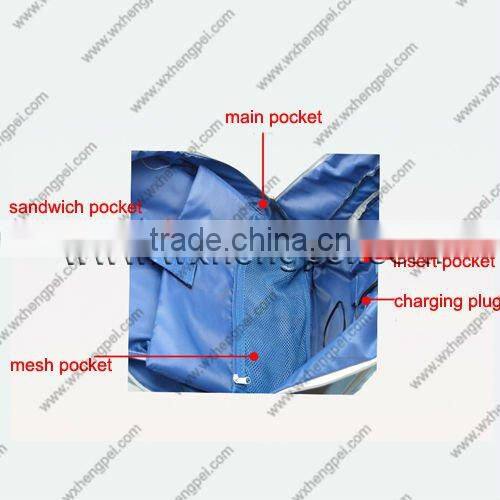 novelty solar charge backpack