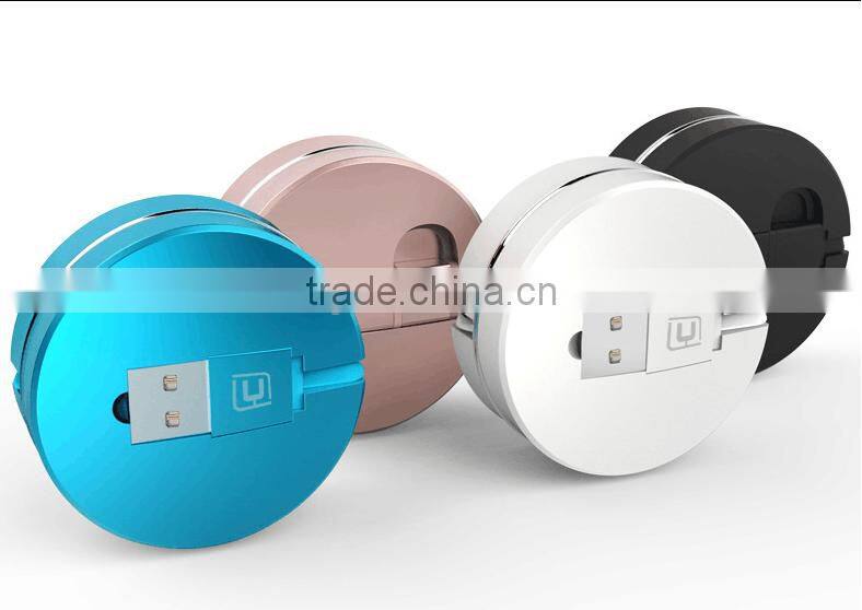 2 In 1 Universal Flexible Data Cable For Iphone 5s/6/6s And Android Mobile Phones Innovative Design Charging USB Cable