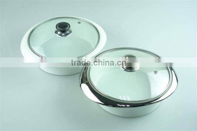 Stock ceramic soup tureen with glass lid/cover with cheap price