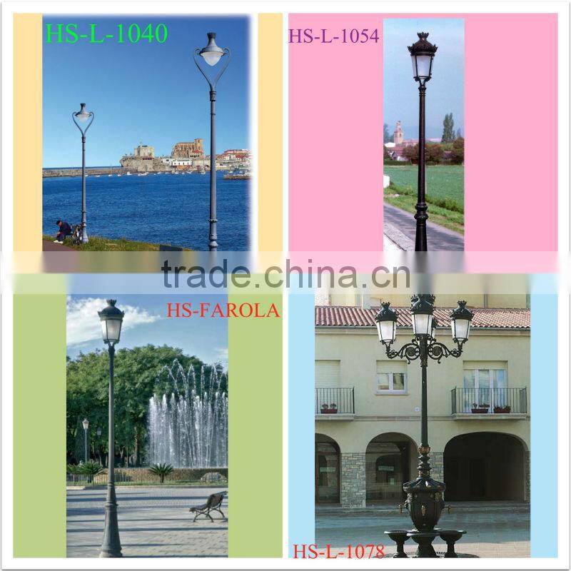 Cast iron Street Lights Poles & Bases