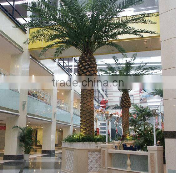 2017 best price artificial outdoor palm tree plastic palm tree