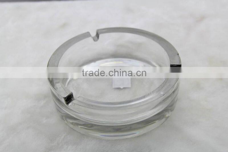 8.5cm glass ashtray, decaled glass ashtray,glass ashtray