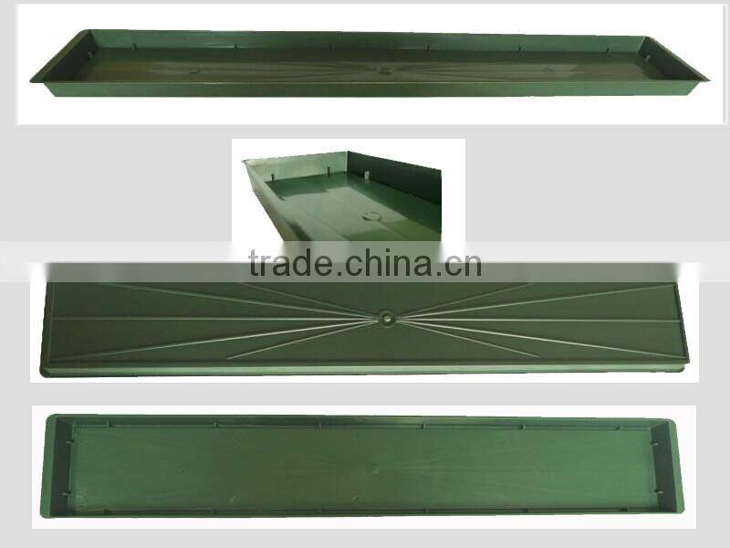 Plastic Triple Floral Tray/large plastic tray