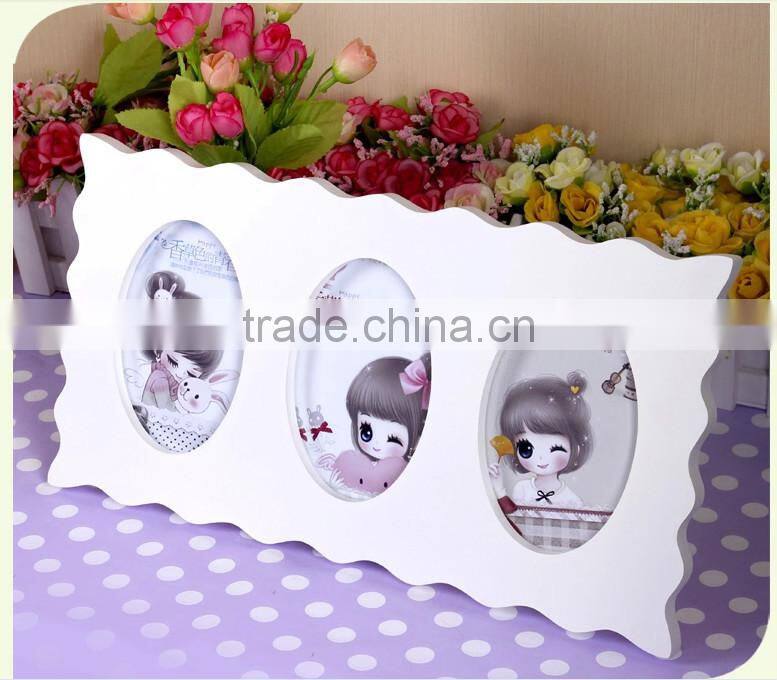2016 lovely Wooden popular photo frame for kids
