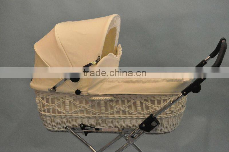 Eco-friendly willow mose basket & natural materail baby basket