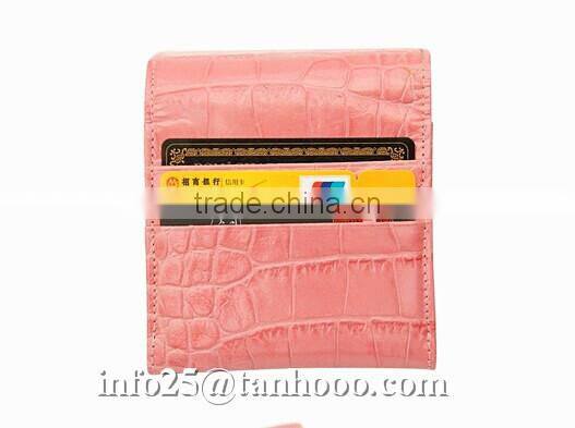 Sexy clip/sexy crocodile cute leather purse/sexy leather coin bag