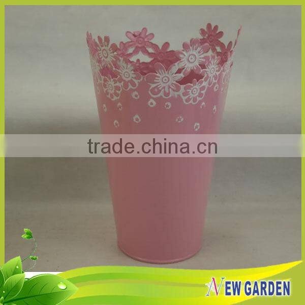 Factory directly sale modern customized metal flower plant pot