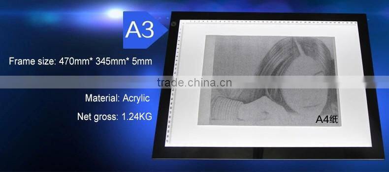 Newlight original LED Tracing Copy Board/infrared led copy board with size A3 & A4