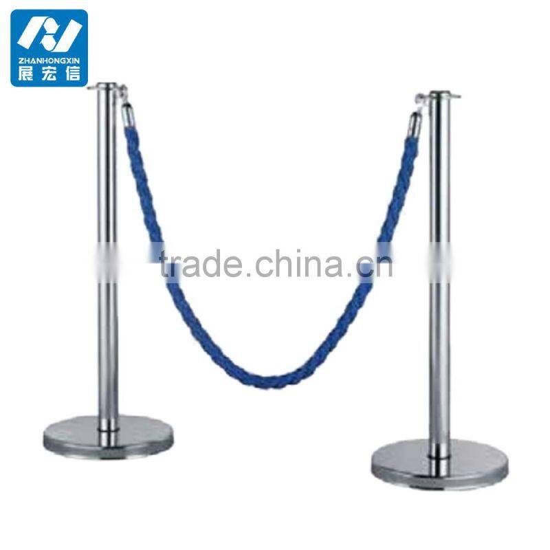 Portable Crowd Control Barrier Rope Queue Twisted Rope Barrier