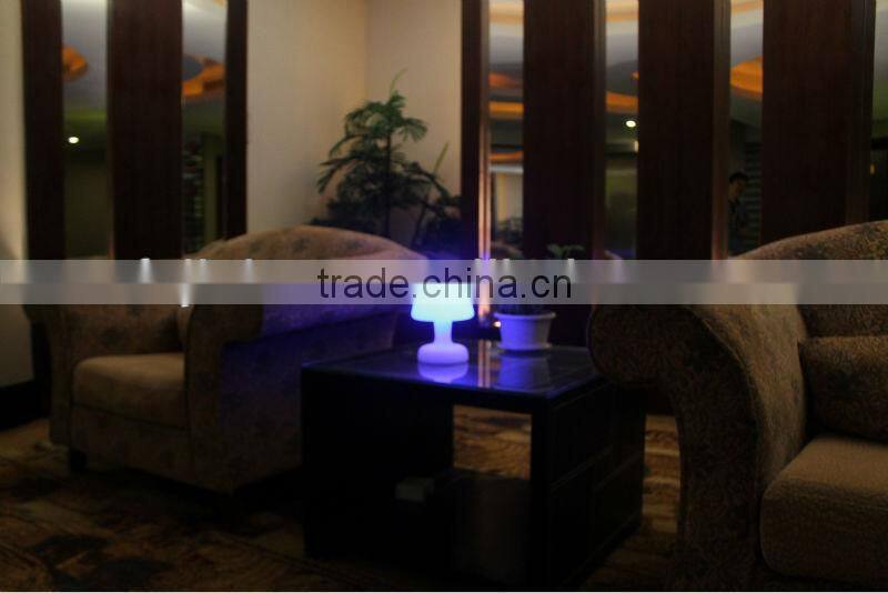 colorful rechargeable plastic led desk lamp