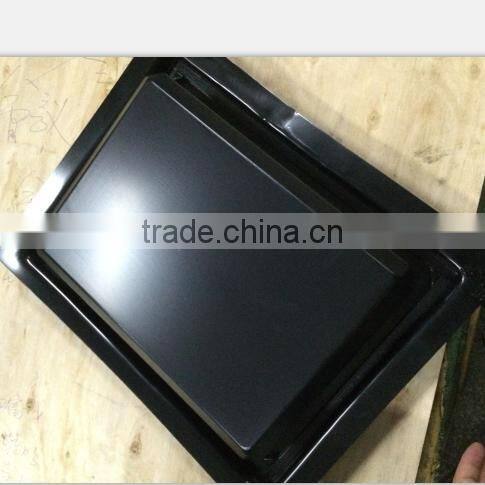OEM vacuum forming black ABS tray