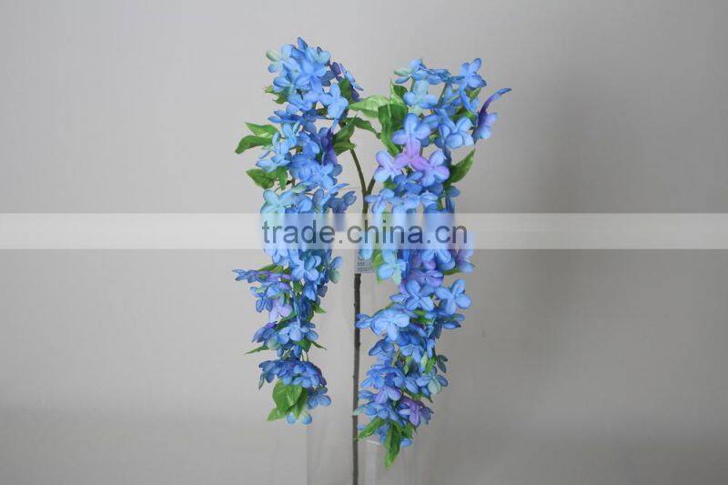 Cheap Fabric wisteria artificial decorative wisteria flowers for wholesale