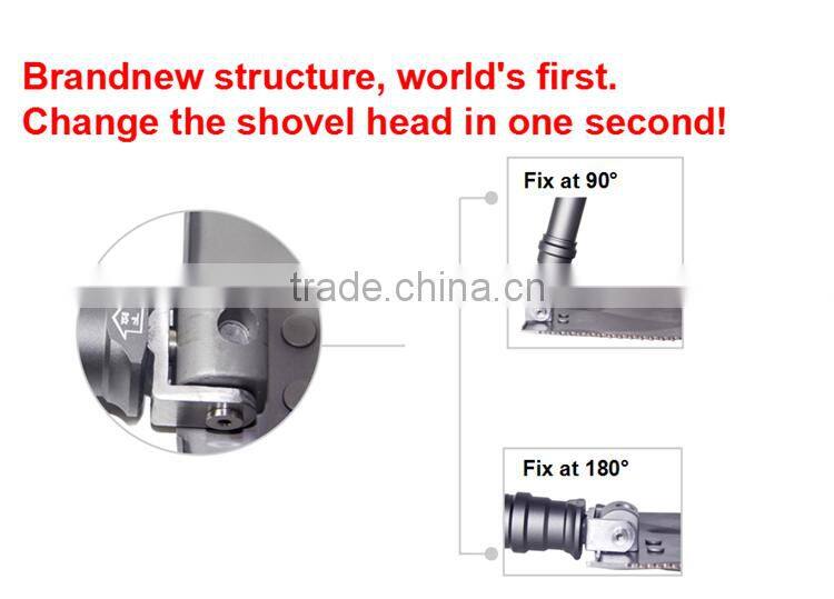 Wilderness Survival Kit for Self-Driving/Essential Survival Kit/Outdoor Multifunction Shovel saw flashlight axe knife ice-axe