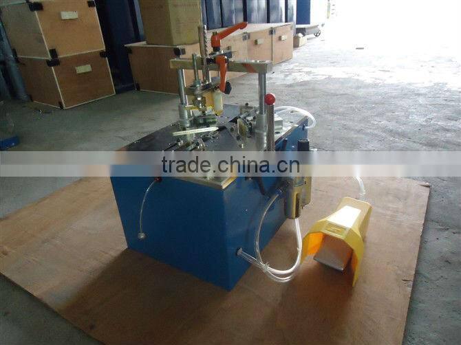 KMJ-0604 high quality wooden photo frame nail angle machine/nailing machine for picture/photo frame