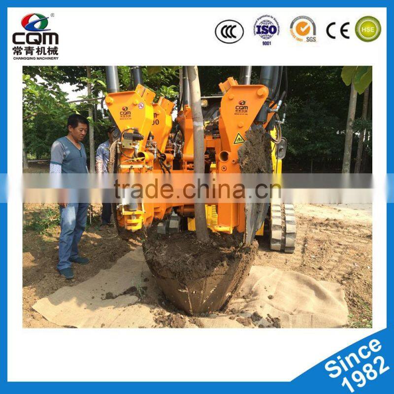 Tree transplanter mover for bob cat