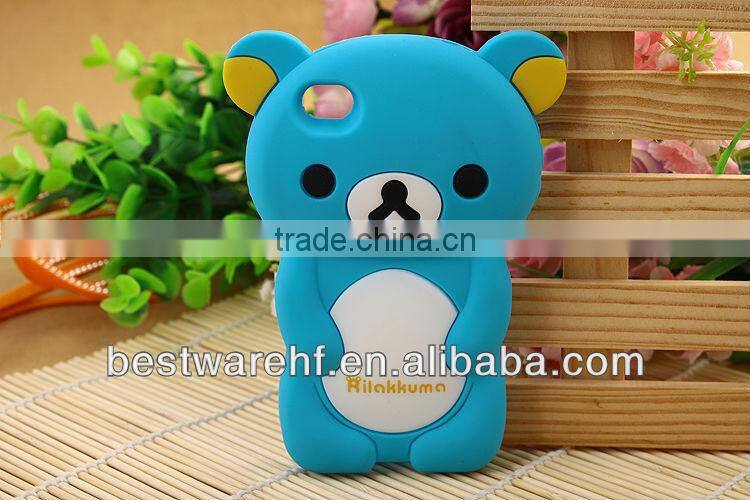 3D Silicone Rilakkuma Case For Samsung Galaxy S2