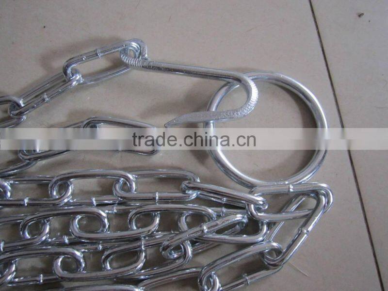 Welded galvanized cow link chain