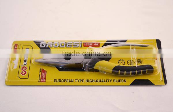 American type high carbon steel long nose pliers