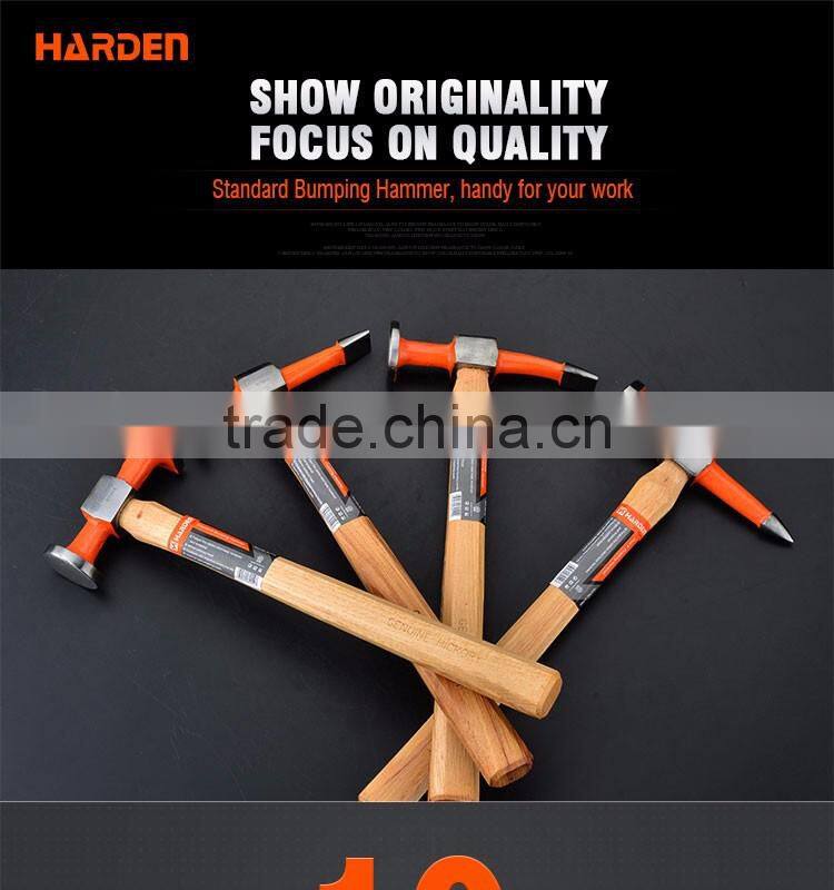 Professional Standard 45 Carbon Steel 370mm Bumping Hammer With Hickory Handle