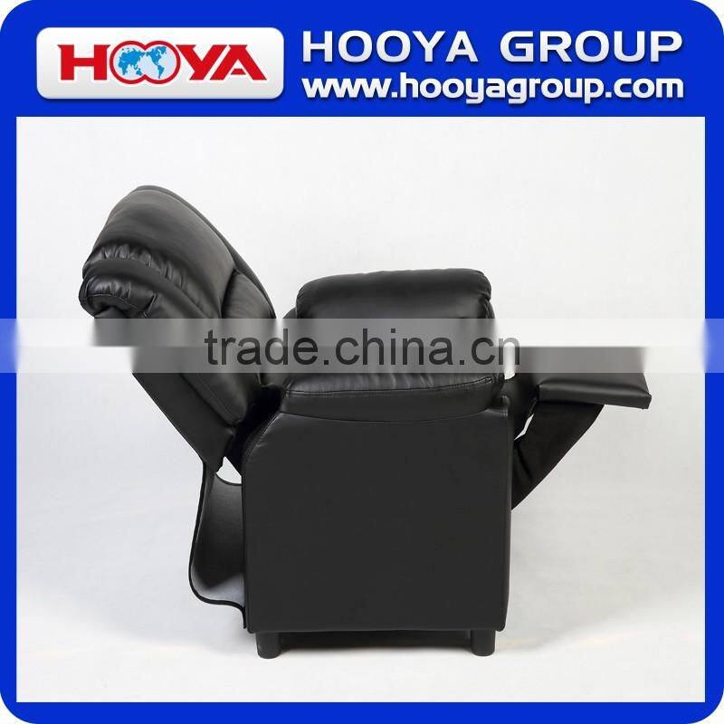 Kids Sofa- black,W63 D57 H77,PU+sponge+crude wood